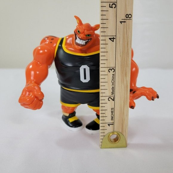 Space Jams figure 1996 Warner Bros MONSTARS Pound Alien Orange 0 basketball - Picture 4 of 4